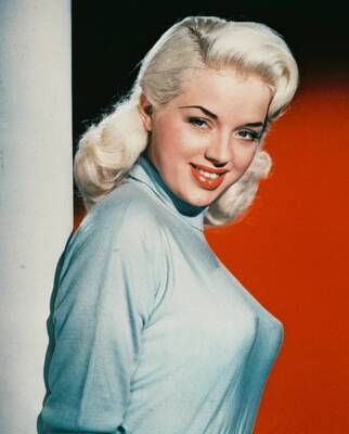 English actress Diana Dors circa 1955 Old Movie Photo