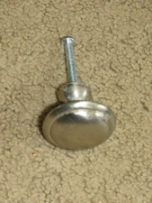 GREAT GlideRIte? classic cabinet / drawer knob / handle - silver mushroom style
