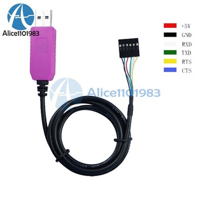 PL2303HXD USB to RS232 TTLCable Module 6Pin for win XP   7 8 Android OTG *lh