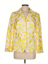 Lafayette 148 New York Women Yellow Blazer 8