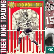 2023 Panini Legacy Patrick Mahomes II For The Ages Green /100 Kansas City Chiefs