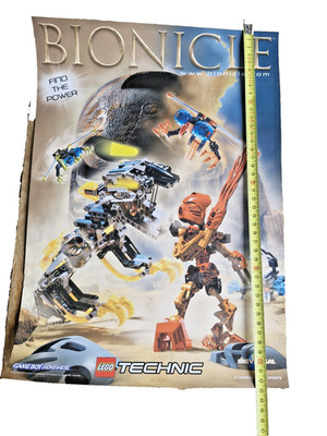 LEGO Bionicle Find The Power 42x30 cm For Retail Stores Rare Kanohi Muaka Tahu