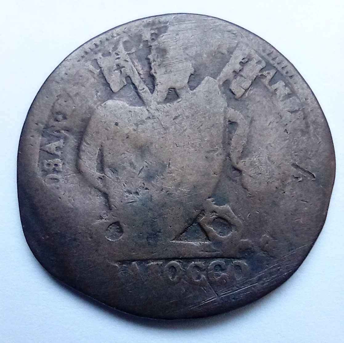 N4934【イギリス・珍品】1811年ハーフペニー　硬貨　古銭　　トークン N4934【イギリス・珍品】1811年ハーフペニー 硬貨 古銭 トークン N4934