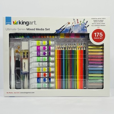New In Box Studio King Art Ultimate Series 175 Piece Mixed Media Art Set