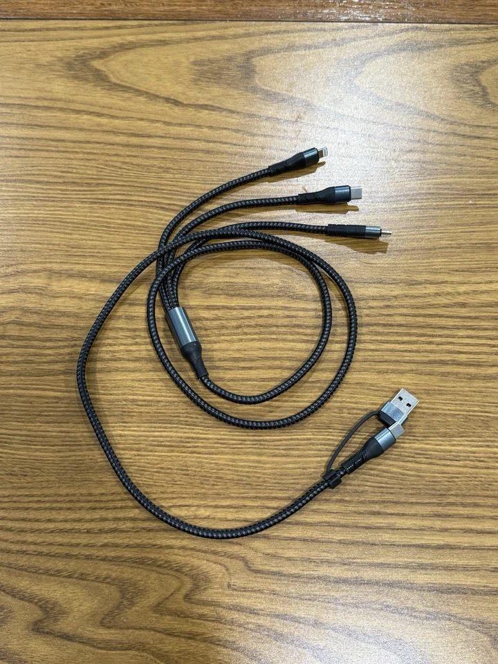 5 IN 1 Braided Data Cable, Charging Cable, Compatible With All Devices - Image 4 of 4