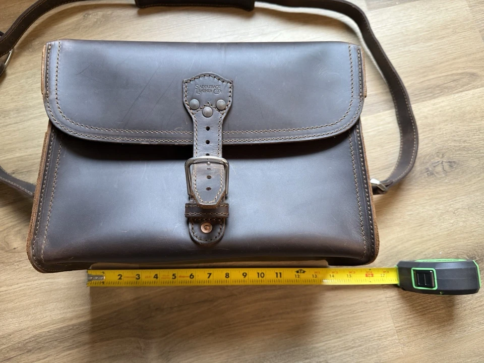 Bolso Saddleback Leather Company GRANDE Marrón Gadget/Utilitario/Cámara Foto 2 de 4