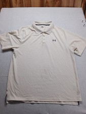 Under Armour Polo Shirt Mens XL Golf Performance Stretch Tech