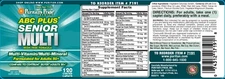 Puritan's Pride ABC Plus Senior Multivitamin Multi-Mineral Formula - 120 Caplets