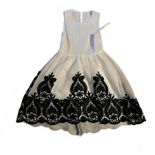 White Dress, Girl s Sleeveless Casual Midi Dress