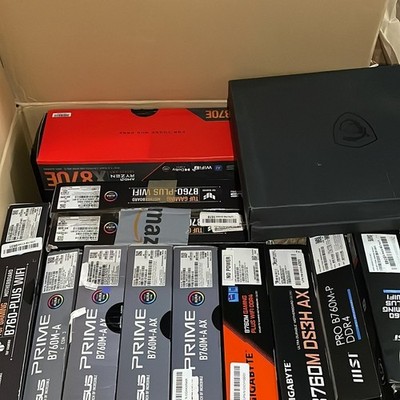 14 Motherboard LOT - Intel Z790 B760 LGA1700 Socket ASUS MSI Gigabyte - AS IS