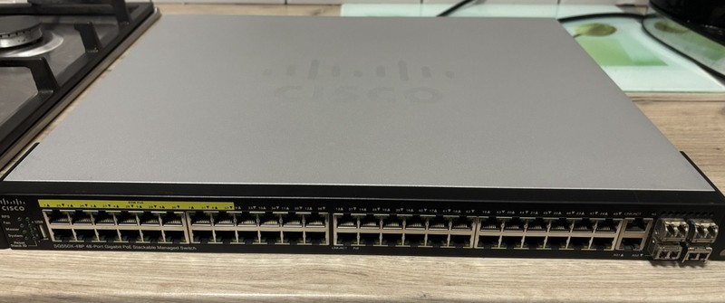 Cisco SG550X-48P 48-Port Gigabit PoE 4x 10Gbe SFP+ Stackable Managed Switch