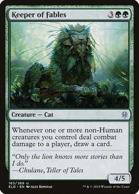 MTG Keeper of Fables  - Throne of Eldraine #163