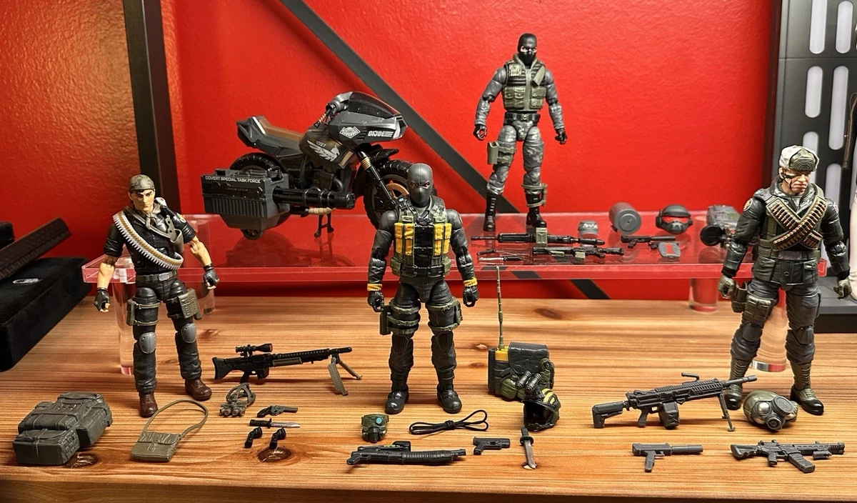 CYBORG JCVD 1988 gi joe custom gibson style neo vintage 3 3/4 SIZE