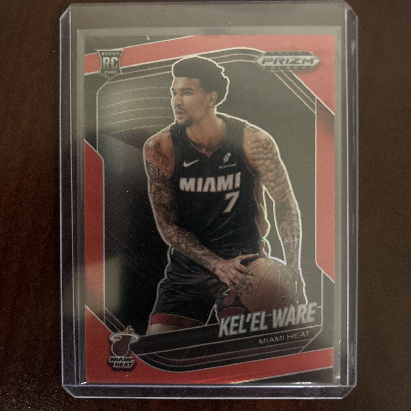 2024-25 Panini Prizm Black - Kel'el Ware #156 Red Prizm /299 (RC)