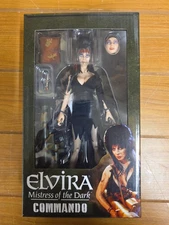 ELVIRA MISTRESS OF THE DARK COMMANDO Figure BRAND NEW IN BOX Free Shipping 