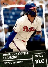 2020 Topps #WOD-38 Bryce Harper WARriors of the Diamond