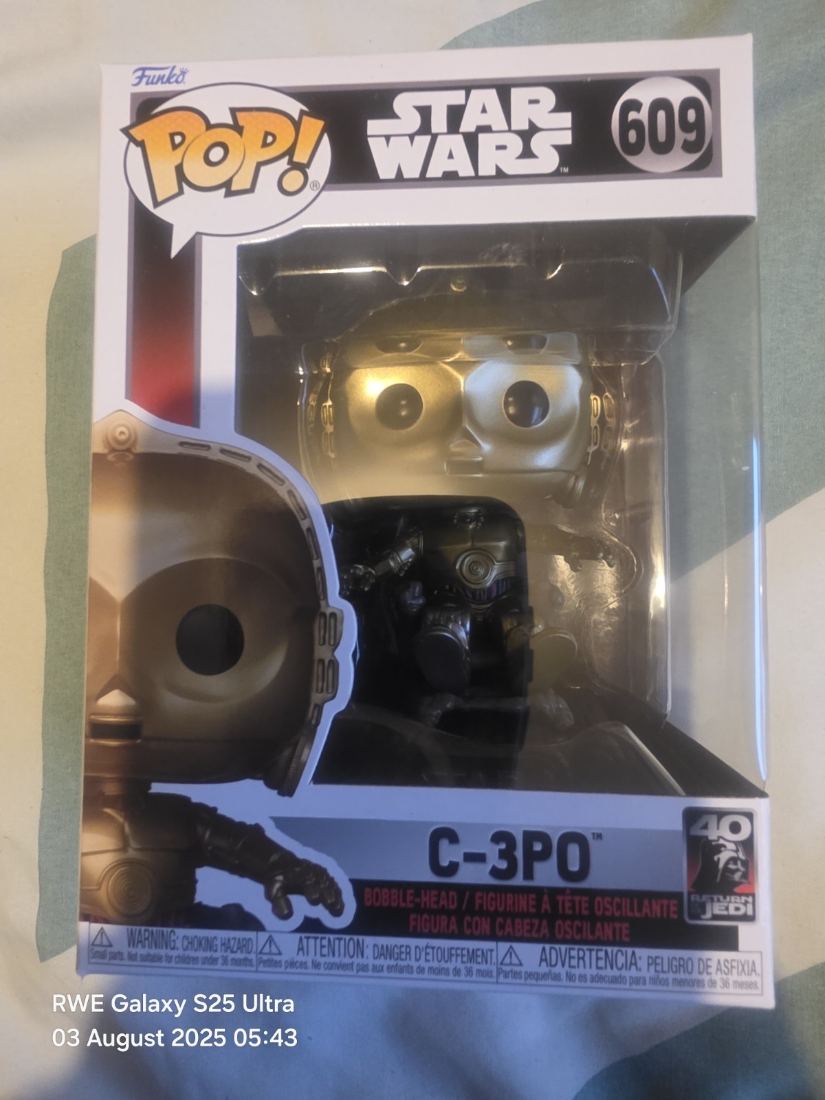 Star Wars - C-3PO #609 - ¡Funko Pop! Vinilo Star Wars