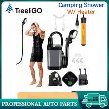 Portable Camping Shower 6000mAh Rechargeable Outdoor Camp Pump for Hiking Travel