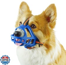 OKKIC Dog Muzzle, Basket Muzzle for Small Medium Large Dogs, Anti-Biting and
