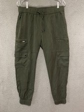 Banana Republic Women  s Size Medium Soft Lyocell Cargo Jogger Army Green