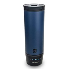 16 Oz. Rechargeable Heated Smart Travel Mug for Coffee and Tea with Temperature