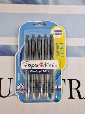 Paper Mate Flex Grip Ultra Kugelschreiber Stylo Billie Mittlere Spitze Stifte 5er Pack