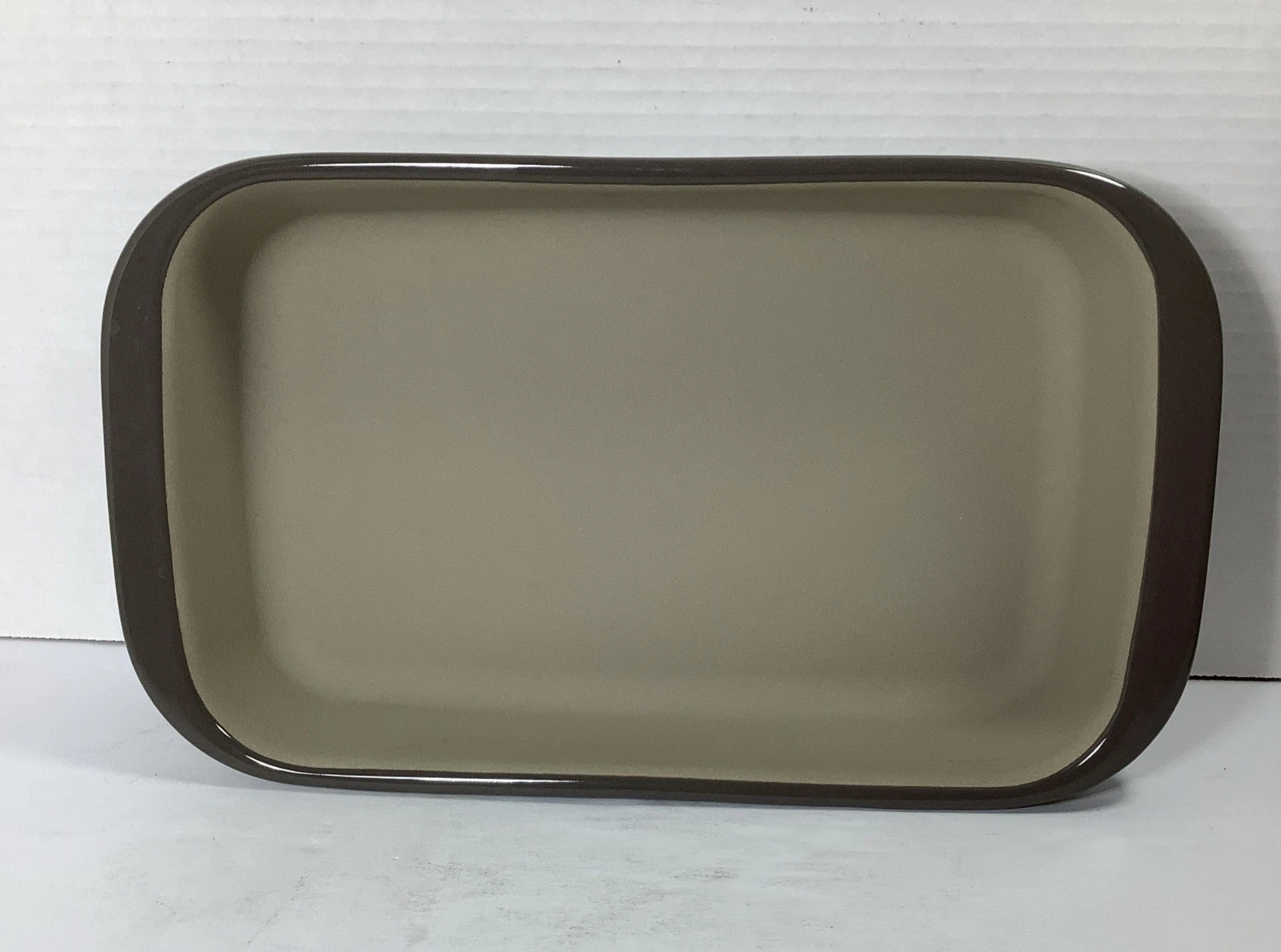 Pampered Chef Stone Medium Gray Rectangle Baker 1422 Stoneware 7x11