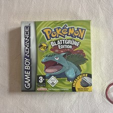Nintendo Gameboy Advance - Pokemon Blattgrüne Edition - Leerverpackung + Zubehör