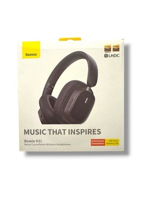 Baseus Bowie H1i Wireless Bluetooth ANC Headphones Hi-Res 100Hr Battery NEW