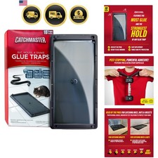 Rodent Snake and Pest Traps 10Pk Large Glue Traps for Home Garage Indoor