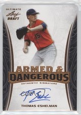 2015 Leaf Ultimate Draft Bronze Etched Foil Thomas Eshelman #AD-TE1 Auto 4z4