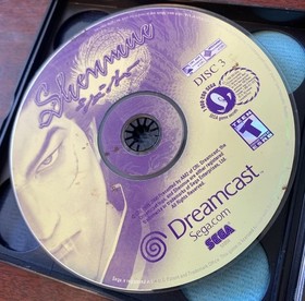 SHENMUE Dreamcast All Discs And Manual, No Passport Authentic