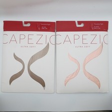 2 Capezio Women's Ultra Soft Transition Footed Tights 1916 Lt Suntan Pink L/XL