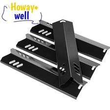 Gas Grill Heat Shield Plate Burner Covers Dyna Glo BBQ Replacement Parts 4 Pack