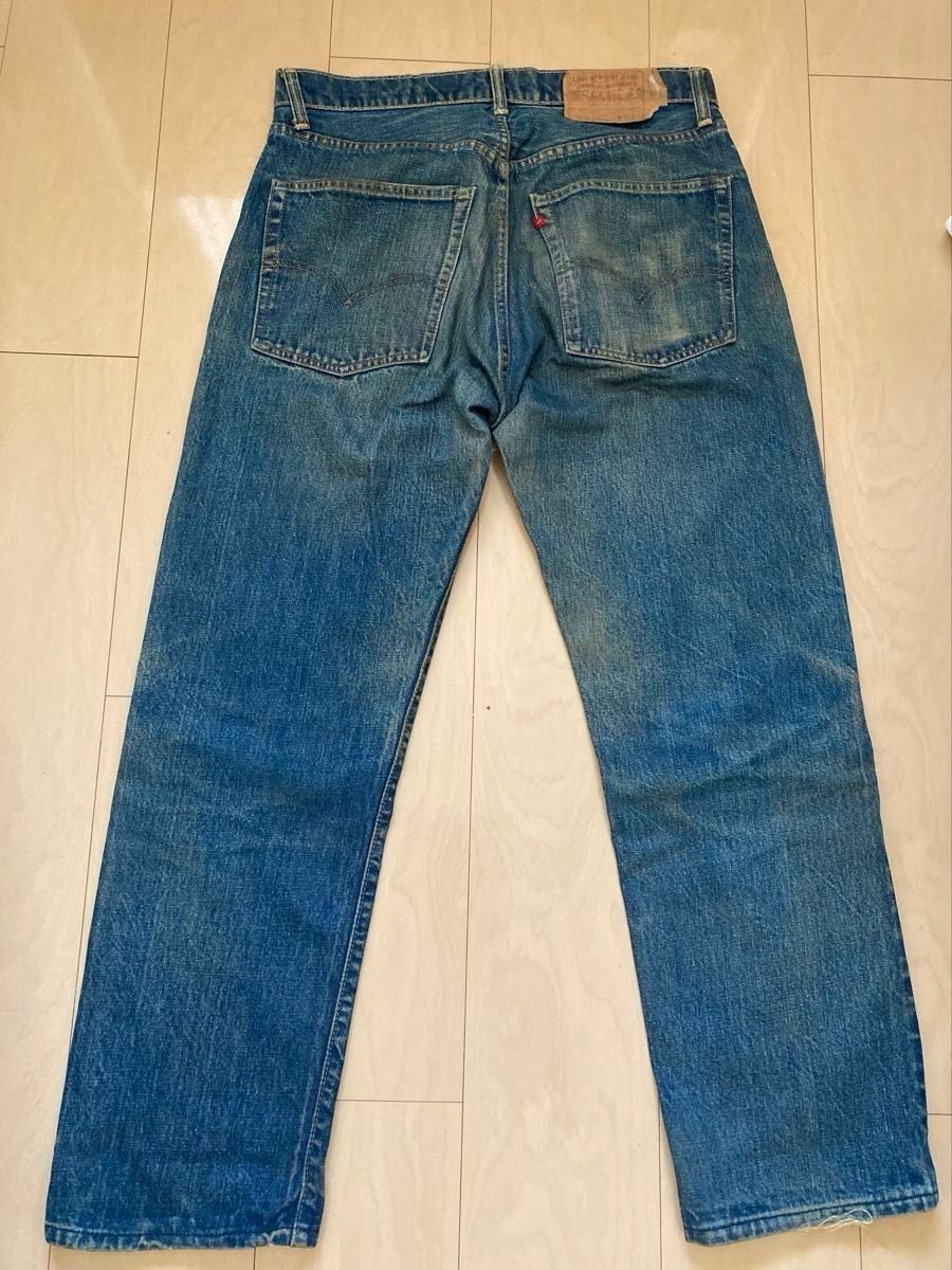 Vintage 60s Levi's 505 Big E Redline Selvedge USA Talon 42 Button 5 W33 L27 image 2