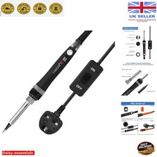 Precision Crafting: 60W Adjustable Temperature Soldering Iron for Jewelry Making