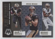 2020 Panini Mosaic Flea Flicker Alvin Kamara Drew Brees Michael Thomas 0o6v