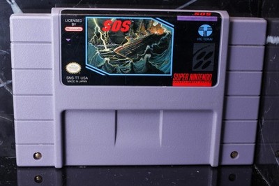 SOS Sink or Swim (Super Nintendo Entertainment System, 1994) Rare Game