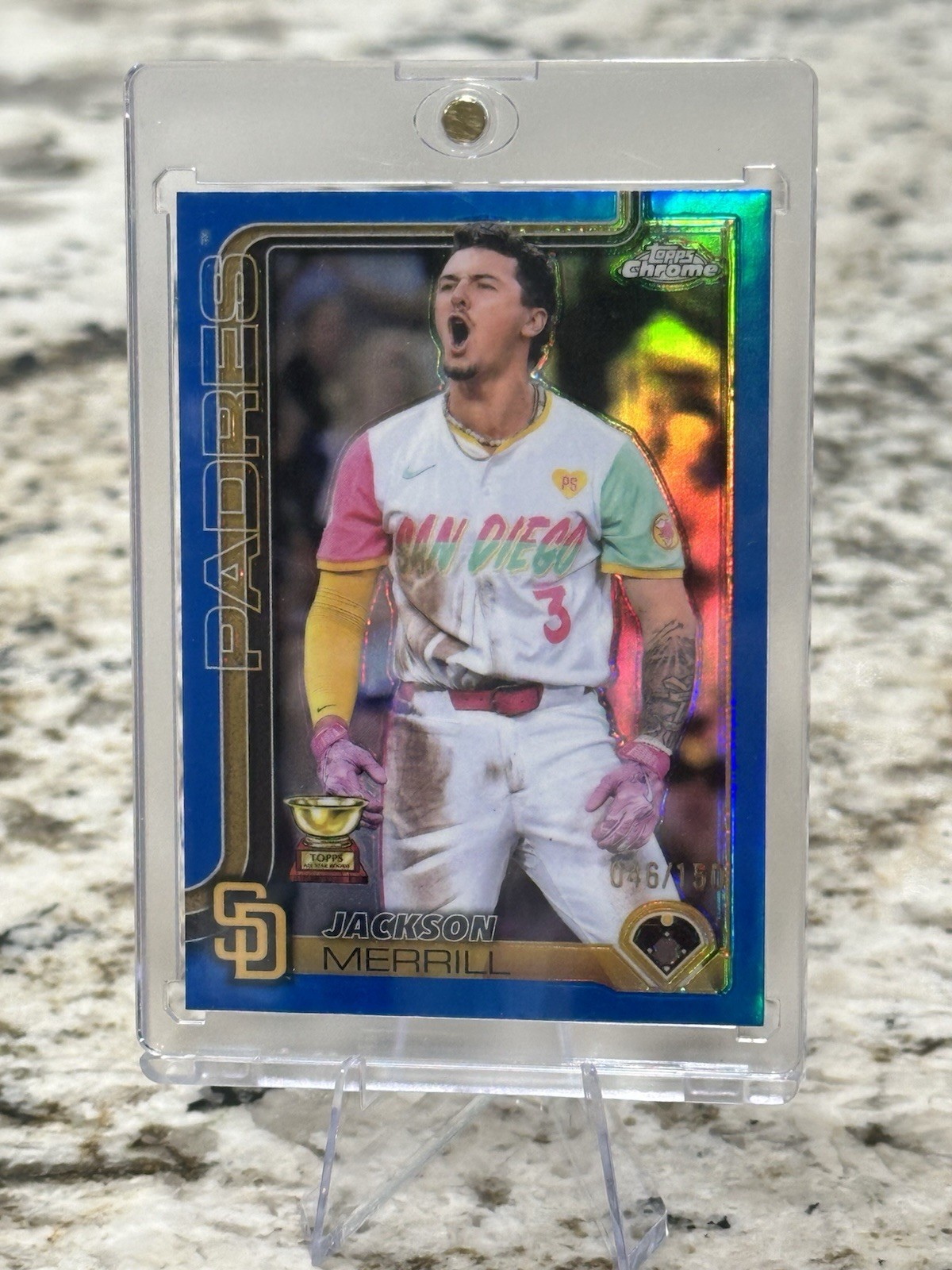 2025 Topps Chrome - Jackson Merrill #61 Blue Refractor /150