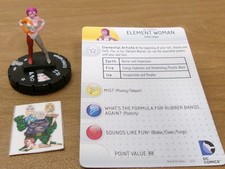  HeroClix Justice League TRINITY WAR Element Woman 034 with card 