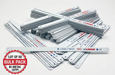 Lenox Hacksaw Blades 12 Inch 18 TPI Bi-Metal Hand Saw Blade 218HE Set of 50