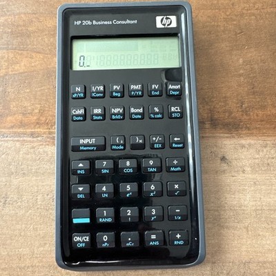 HP Hewlett-Packard 20b Business Consultant Calculator - Good Condition 