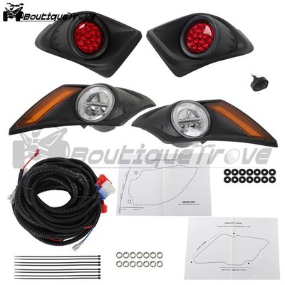 LED Head Tail Kit Golf Cart For Yamaha Drive 2 Gas or Electric 2017-Up