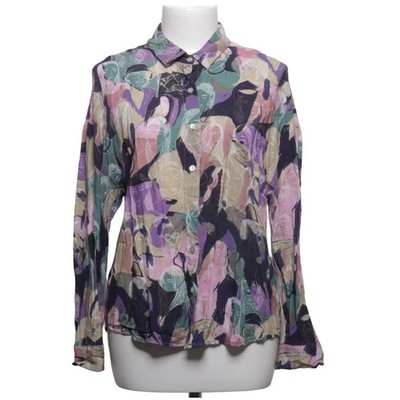 Pull & Bear, Bluse, Größe: S, Lila/Beige/Mehrfarbig, Sonstiges, Damen #Nd5