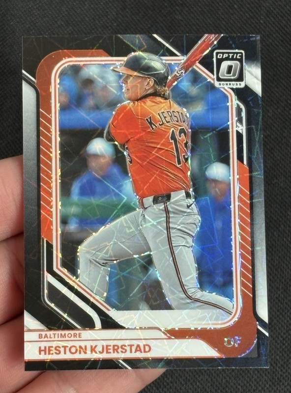 Heston Kjerstad /39 Optic Black Velocity Prizm 2026 Donruss Baseball #76