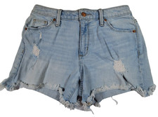 Universal Thread Cut Off Denim Shorts Women's Size 2/26R Light Blue Distressed