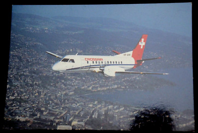58563 AK Airport Flugzeug Flughafen Saab 340 A Cityliner HB-AHM Schweiz Switzerl