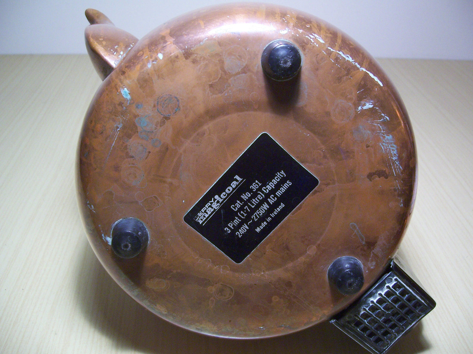 Vintage Berry Magicoal Copper Electric Kettle Made in Ireland eBay