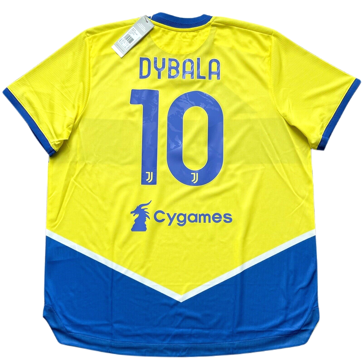 2021/22 Juventus Authentic Third Jersey #10 Dybala 2XL adidas
