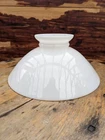 Milkglass Lamp Shade, Dome Shape, 4" Top, 10" Fitter, 10N, NICE Shade